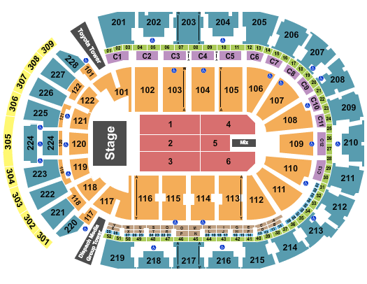 Nationwide Arena Zac Brown Band Seating Chart